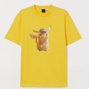 H&M T-shirt with Pikachu Printed Design